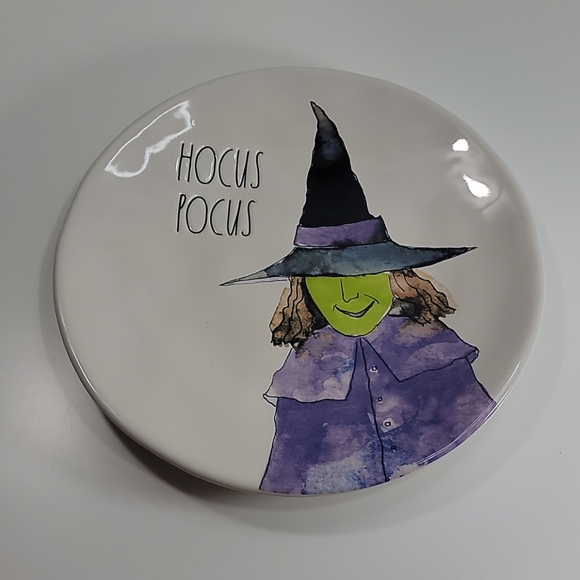 Rae Dunn Halloween Hocus Pocus 11" Plate - Picture 1 of 4